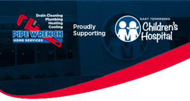 Community banner celebrating Pipe Wrench's involvement in local events and partnerships.