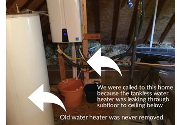 Water heater leaking