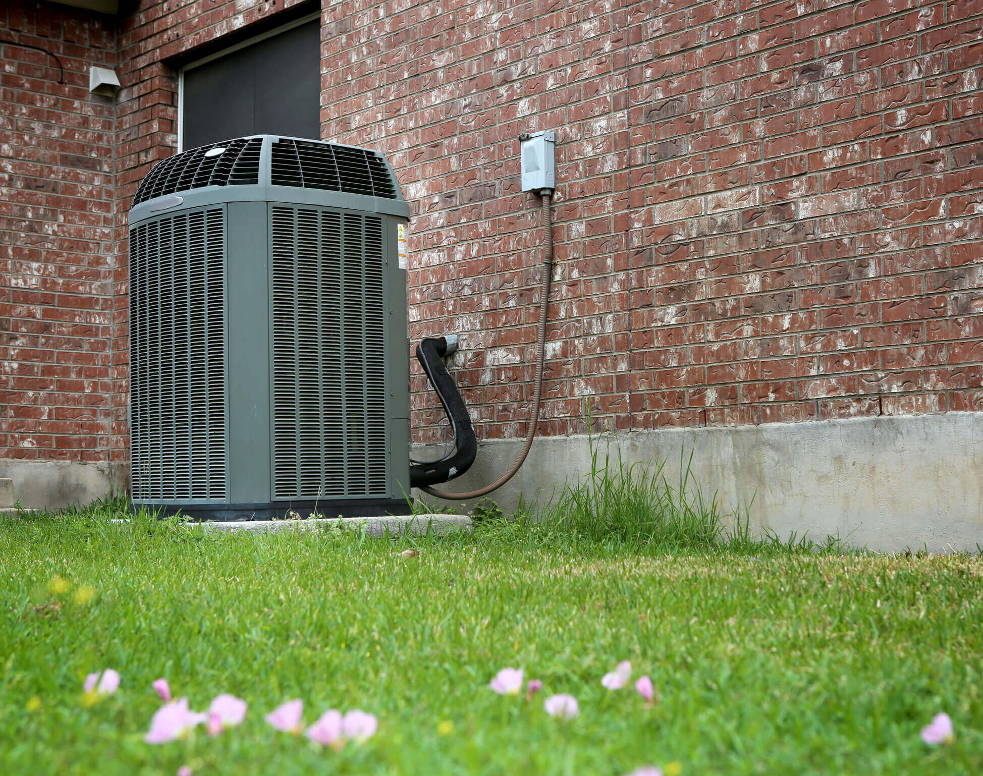 image of air conditioning unit outdoors