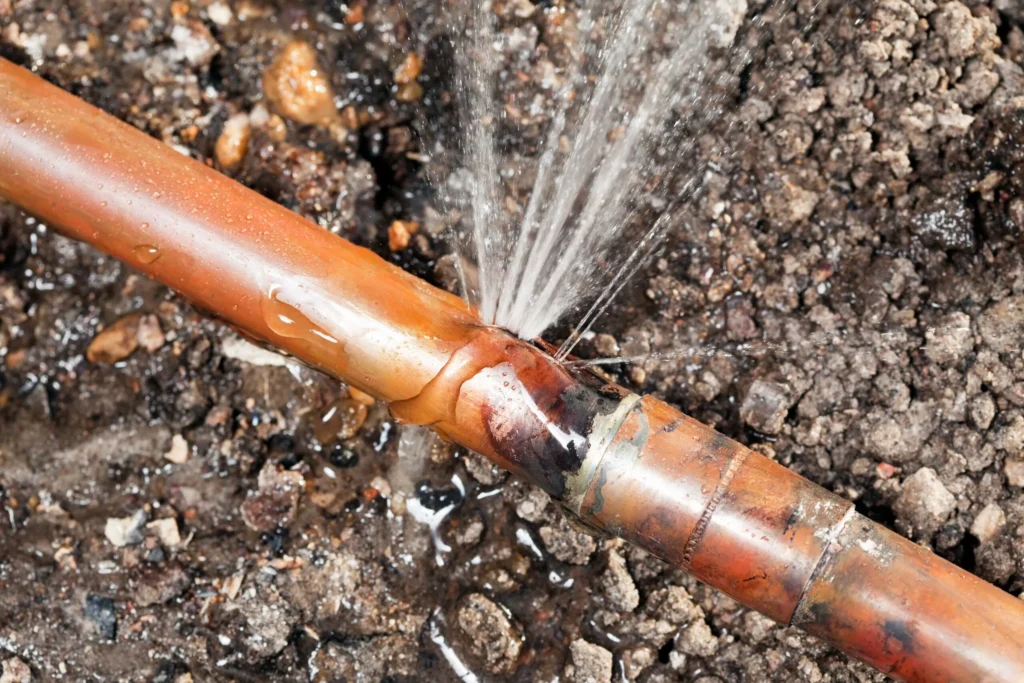 broken pipe